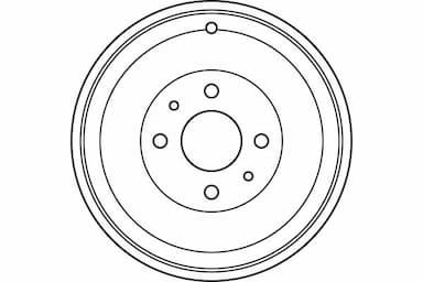 Bremžu trumulis TRW DB4387 2