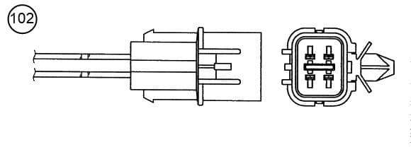 Lambda zonde NTK 92280 1