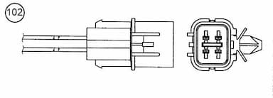 Lambda zonde NTK 92280 1