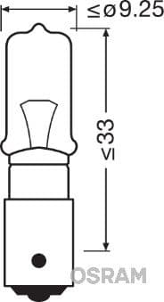 Kvēlspuldze ams-OSRAM 64138 1