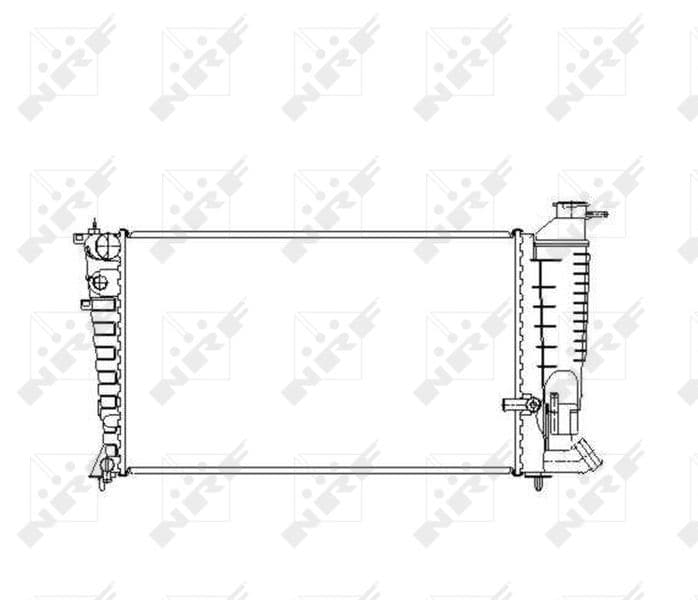 Radiators, Motora dzesēšanas sistēma NRF 50474 1