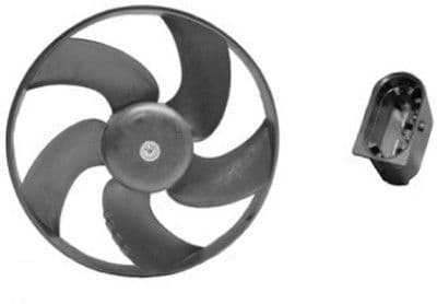 Ventilators, Motora dzesēšanas sistēma VAN WEZEL 4028745 1