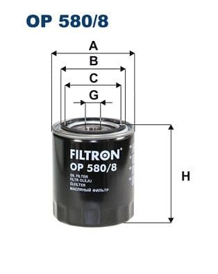 Eļļas filtrs FILTRON OP 580/8 1