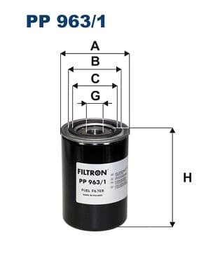 Degvielas filtrs FILTRON PP 963/1 1