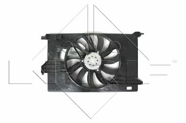 Ventilators, Motora dzesēšanas sistēma NRF 47458 1