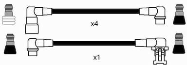 Augstsprieguma vadu komplekts NGK 2993 2