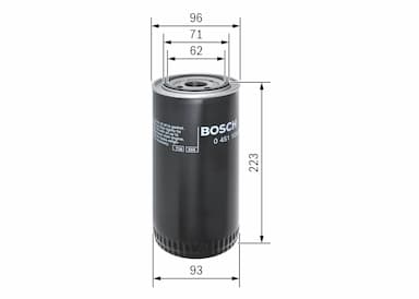 Eļļas filtrs BOSCH 0 451 104 015 5