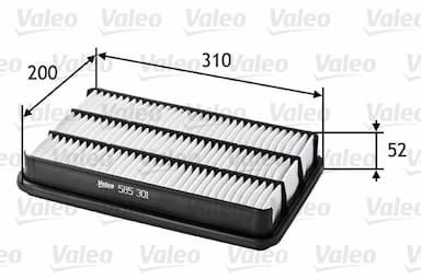 Gaisa filtrs VALEO 585301 1