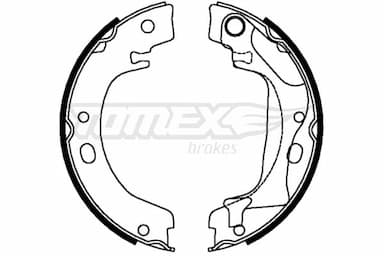 Bremžu loku komplekts TOMEX Brakes TX 22-28 1