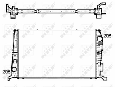 Radiators, Motora dzesēšanas sistēma NRF 53138 4