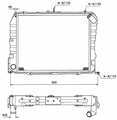 Radiators, Motora dzesēšanas sistēma NRF 503962 1