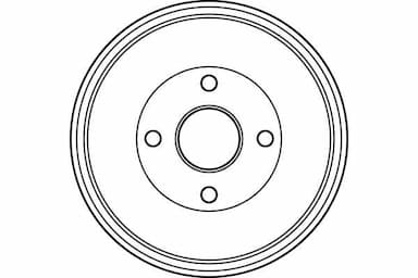 Bremžu trumulis TRW DB4154 2