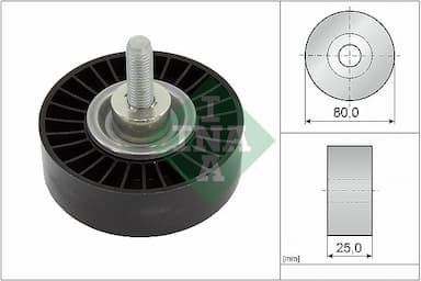 Parazīt-/Vadrullītis, Ķīļrievu siksna Schaeffler INA 532 0887 10 1