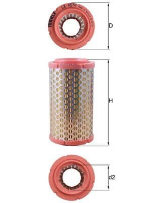 Gaisa filtrs KNECHT LX 4574 1