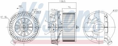 Salona ventilators NISSENS 87214 5