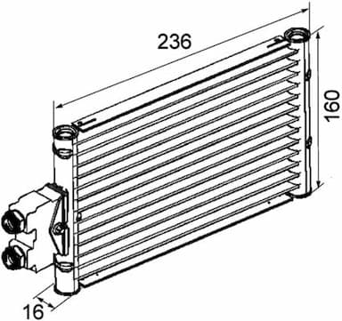 Eļļas radiators, Automātiskā pārnesumkārba MAHLE CLC 74 000P 2