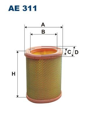 Gaisa filtrs FILTRON AE 311 1