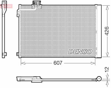 Kondensators, Gaisa kond. sistēma DENSO DCN17064 1