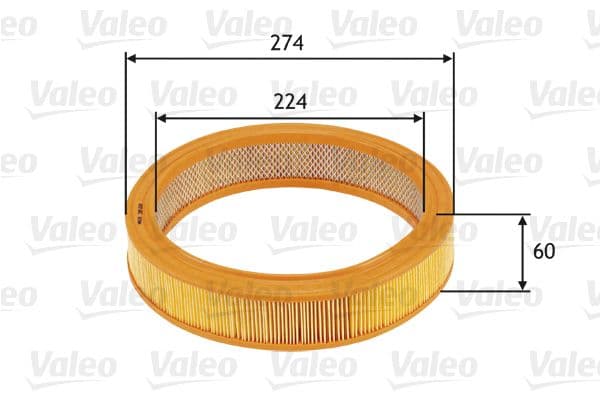 Gaisa filtrs VALEO 585620 1