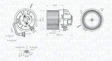 Salona ventilators MAGNETI MARELLI 069412247010 2