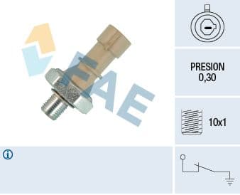 Eļļas spiediena devējs FAE 12437 1