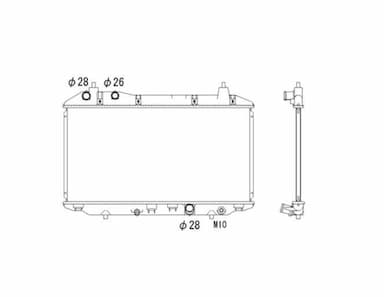 Radiators, Motora dzesēšanas sistēma NRF 53529 1