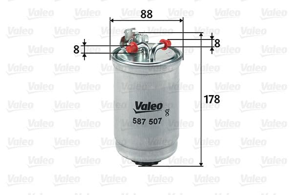 Degvielas filtrs VALEO 587507 1