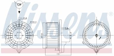 Salona ventilators NISSENS 87388 5