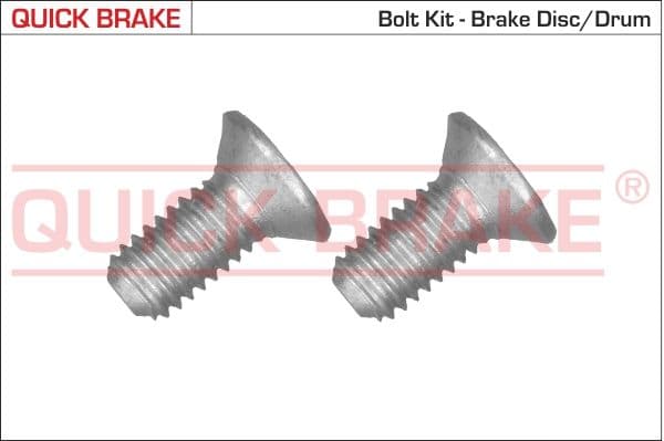 Skrūvju komplekts, Bremžu disks QUICK BRAKE 11671K 1