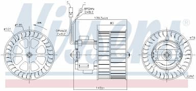 Salona ventilators NISSENS 87143 5