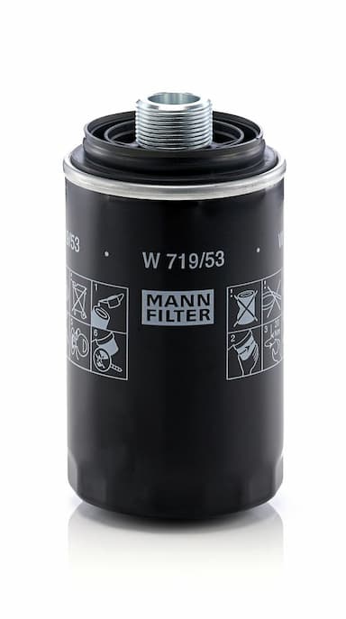 Eļļas filtrs MANN-FILTER W 719/53 1