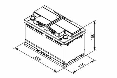 Startera akumulatoru baterija BOSCH 0 092 T30 130 5