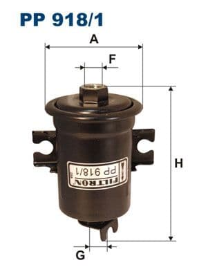 Degvielas filtrs FILTRON PP 918/1 1