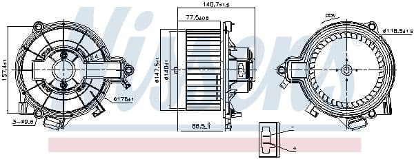 Salona ventilators NISSENS 87616 1