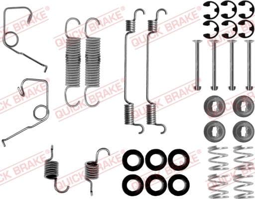 Piederumu komplekts, Bremžu loki QUICK BRAKE 105-0705 1