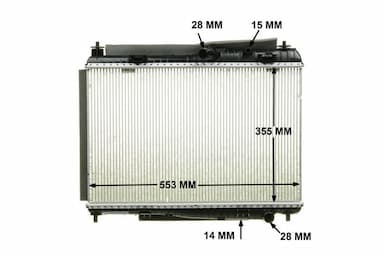 Radiators, Motora dzesēšanas sistēma MAHLE CR 1135 000P 11