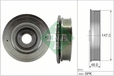 Piedziņas skriemelis, Kloķvārpsta Schaeffler INA 544 0094 10 1