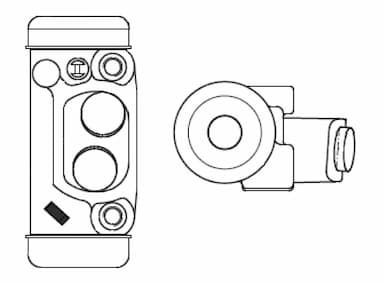 Riteņa bremžu cilindrs BOSCH F 026 002 383 5