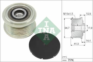 Ģeneratora brīvgaitas mehānisms Schaeffler INA 535 0351 10 1