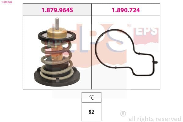 Termostats, Dzesēšanas šķidrums EPS 1.879.964 1