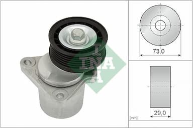 Siksnas spriegotājs, Ķīļsiksna Schaeffler INA 534 0128 20 1