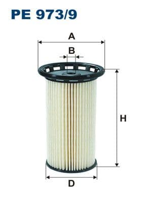 Degvielas filtrs FILTRON PE 973/9 1