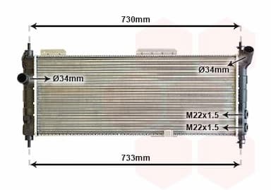 Radiators, Motora dzesēšanas sistēma VAN WEZEL 37002203 1