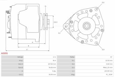 Ģenerators AS-PL A0095 5