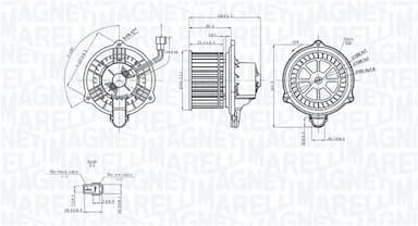 Salona ventilators MAGNETI MARELLI 069412752010 1