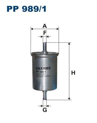 Degvielas filtrs FILTRON PP 989/1 1