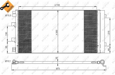 Kondensators, Gaisa kond. sistēma NRF 35972 5