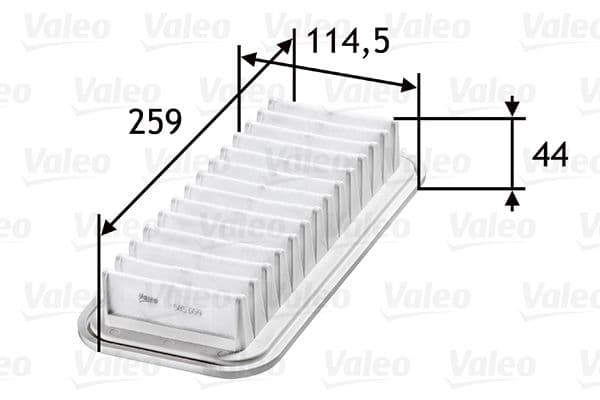 Gaisa filtrs VALEO 585059 1