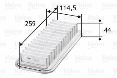 Gaisa filtrs VALEO 585059 1