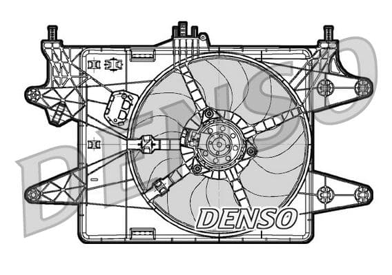 Ventilators, Motora dzesēšanas sistēma DENSO DER09081 1